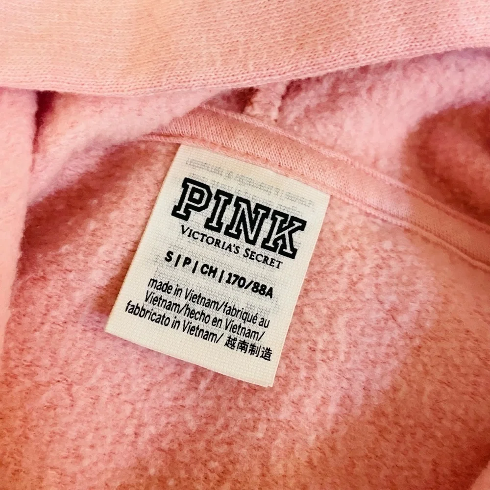 PINK Victoria’s Secret Pink Dip Tie Dye Campus Pullover Hoodie Sweatshirt Size S